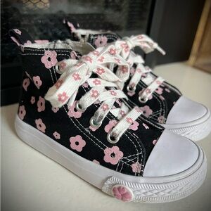 Tommy Bahama Girl’s High Top Sneakers, Toddler Size 8